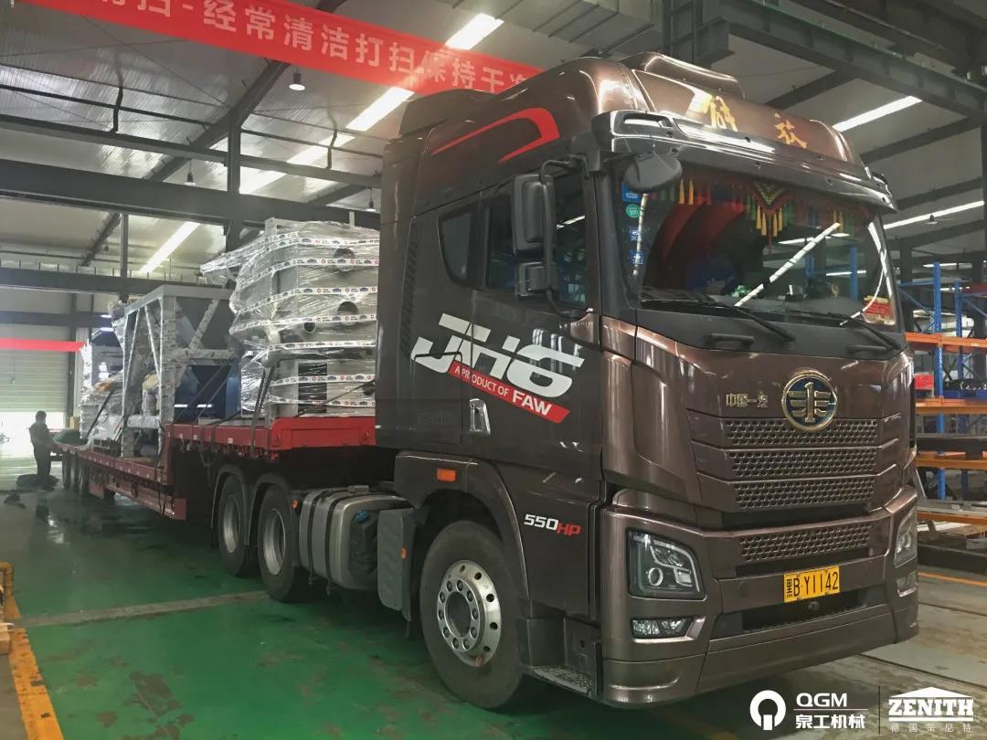项目发货|世界杯下注股份策尼特ZN1200S型全自动砌块成型机生产线发货湖北，助力市政建设！