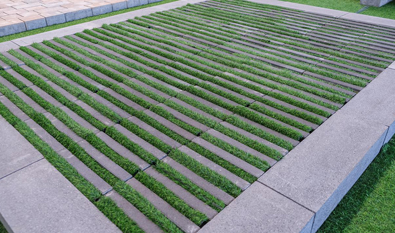 世界杯下注机械植草砖助力市政建设