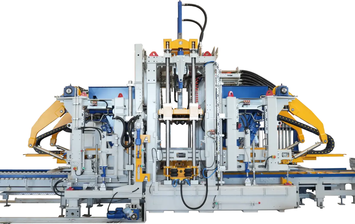 La máquina moldeadora de bloques de concreto ZN1200-2 de Quangong Machinery Co., Ltd. es una poderosa herramienta para la formación eficiente de ladrillos huecos.